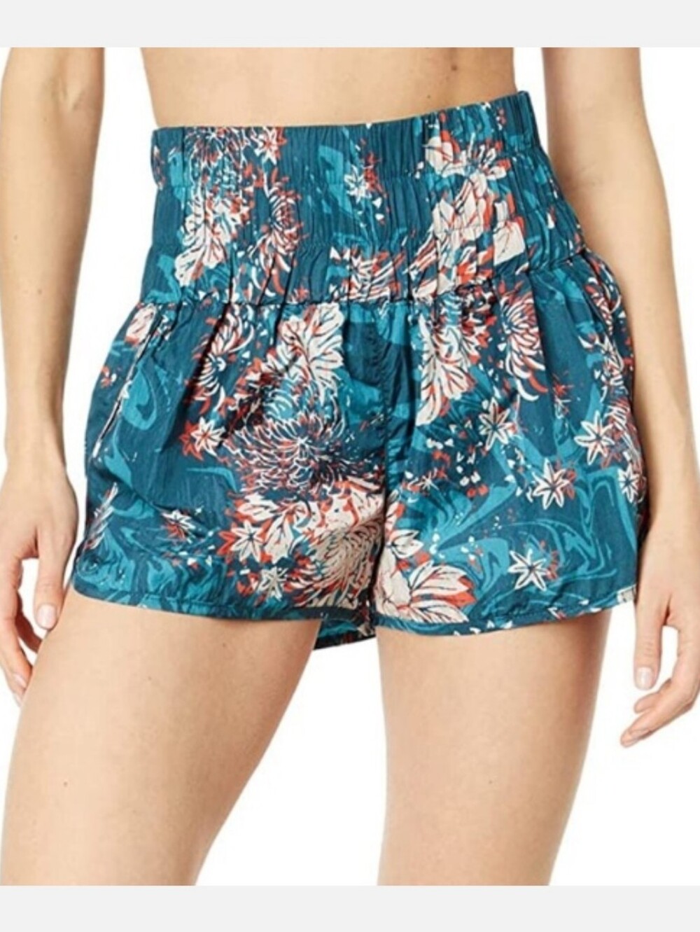 Free People Movement The Way Home Athletic Shorts In Empire Jewel Floral